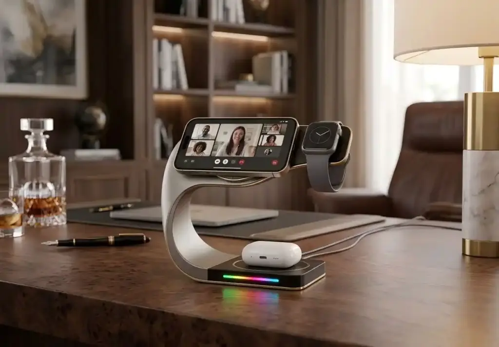 Premium Magnetic Wireless Charging Stand for Workspace - Snappu-Tech Snap Series